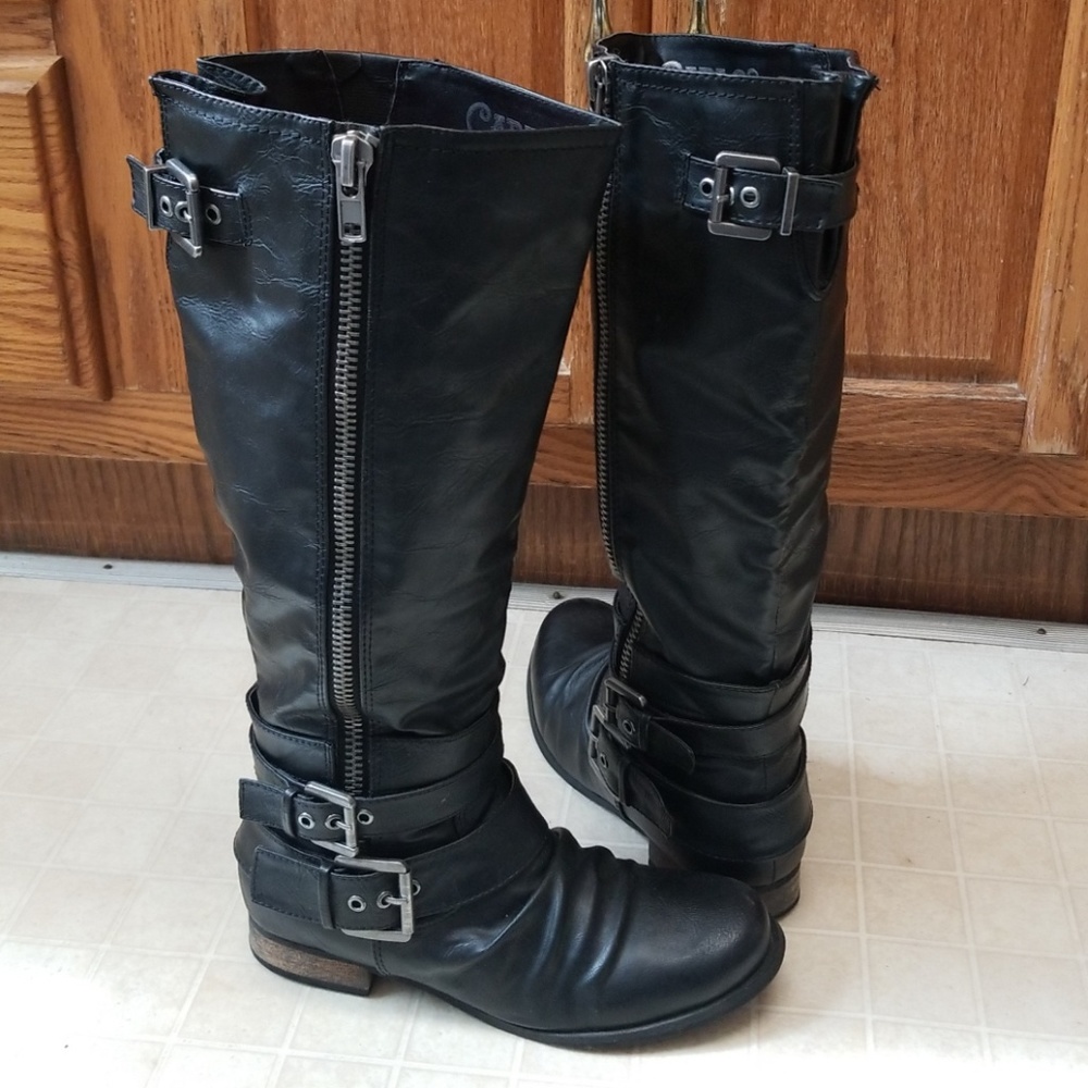 Carlos by carlos santana black boots